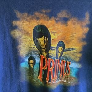 RARE Original Vintage Primus Tales From the Punchbowl Tour T Shirt Tour Merch L